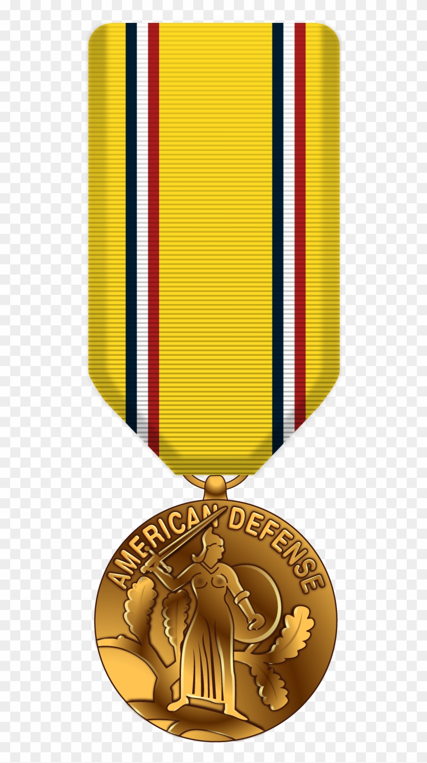 American Defense Service Medal - American Defense Service Medal Png Clipart #810638