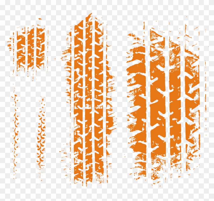 Bike Tracks Png For Free Download - Tire Tracks Transparent Png Clipart