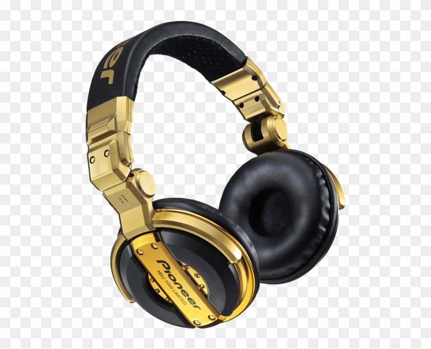 Dj Headphones Png - Pioneer Dj Headphones Gold Clipart #811337