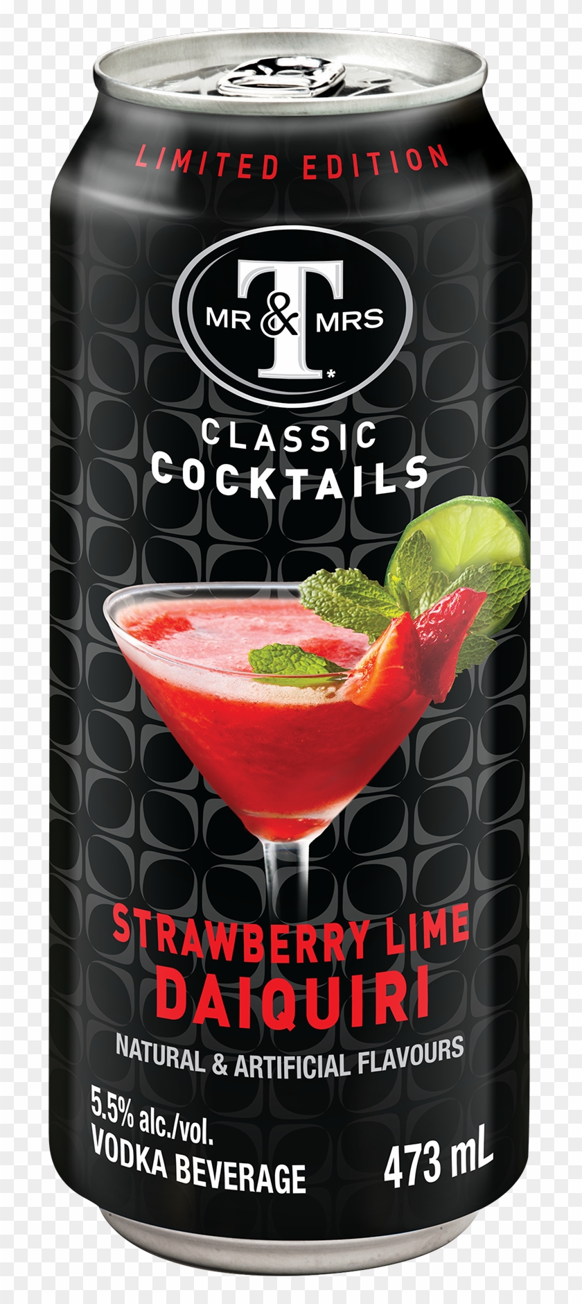 Mott's Mr & Mrs T Classic Cocktails Strawberry Lime - Mrs T Clipart