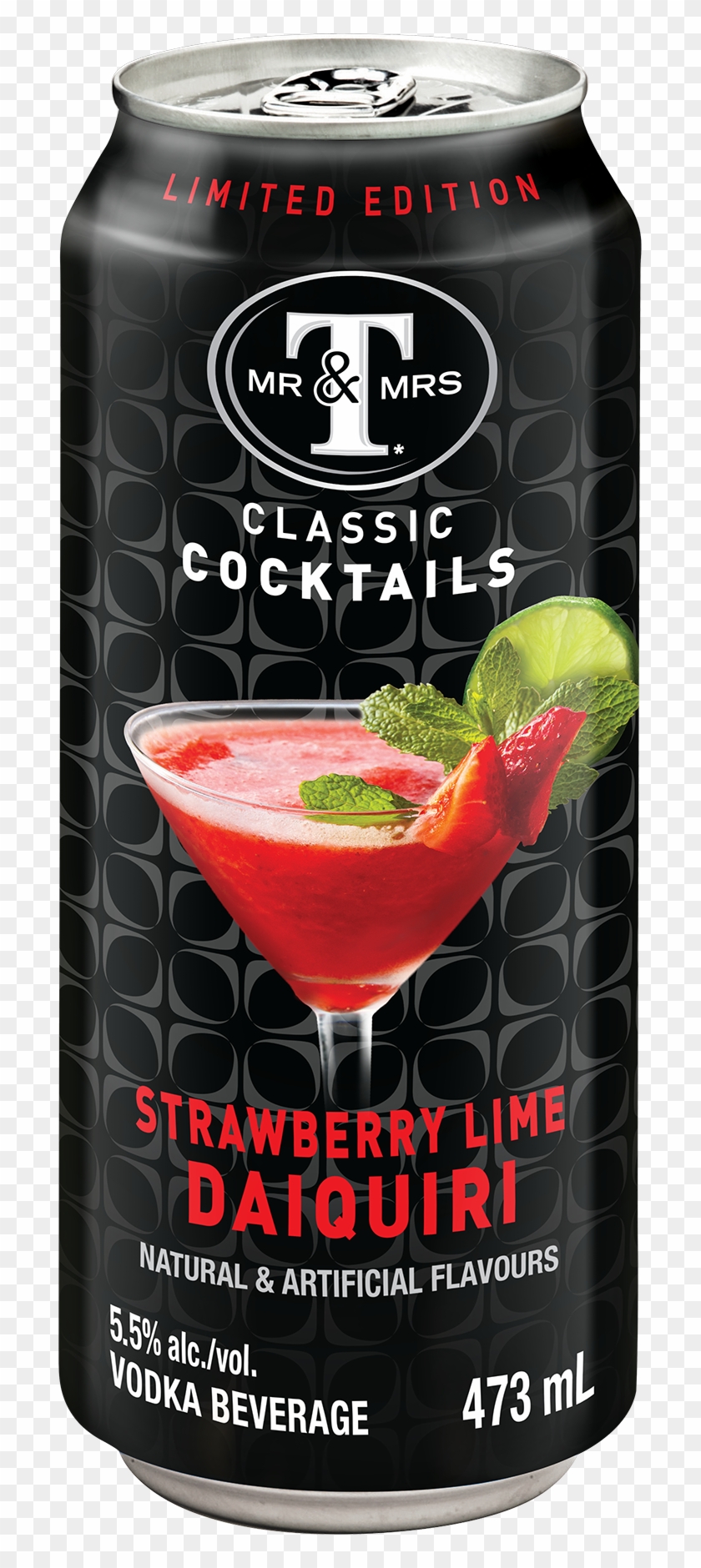 Mott's Mr & Mrs T Classic Cocktails Strawberry Lime - Mrs T Clipart #812355