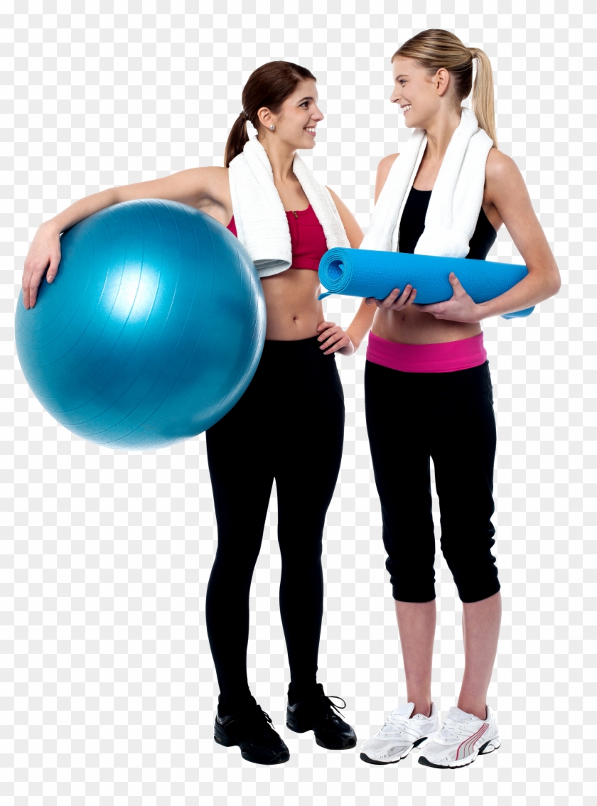 Women Exercising - Transparent Background Fitness Png Clipart