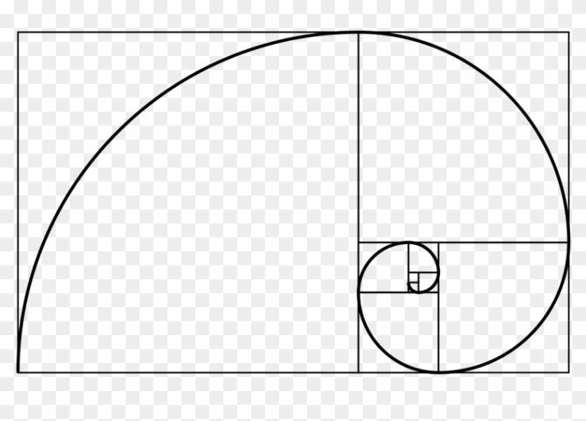Fibonacci Spiral - Fibonacci Spiral Png Clipart #812413