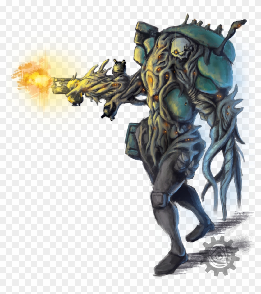 856 X 934 7 - Warframe All Infested Enemies Clipart #812441