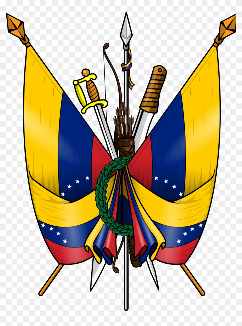 Coat Of Arms Of Venezuela Flag Of Venezuela Escutcheon - Armas Del Escudo De Venezuela Clipart #812583