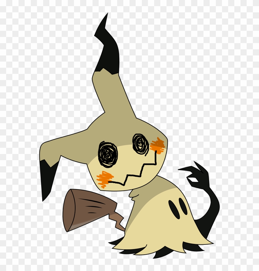 Pokemon Shiny-mimikyu Is A Fictional Character Of Humans - Cartoon Clipart