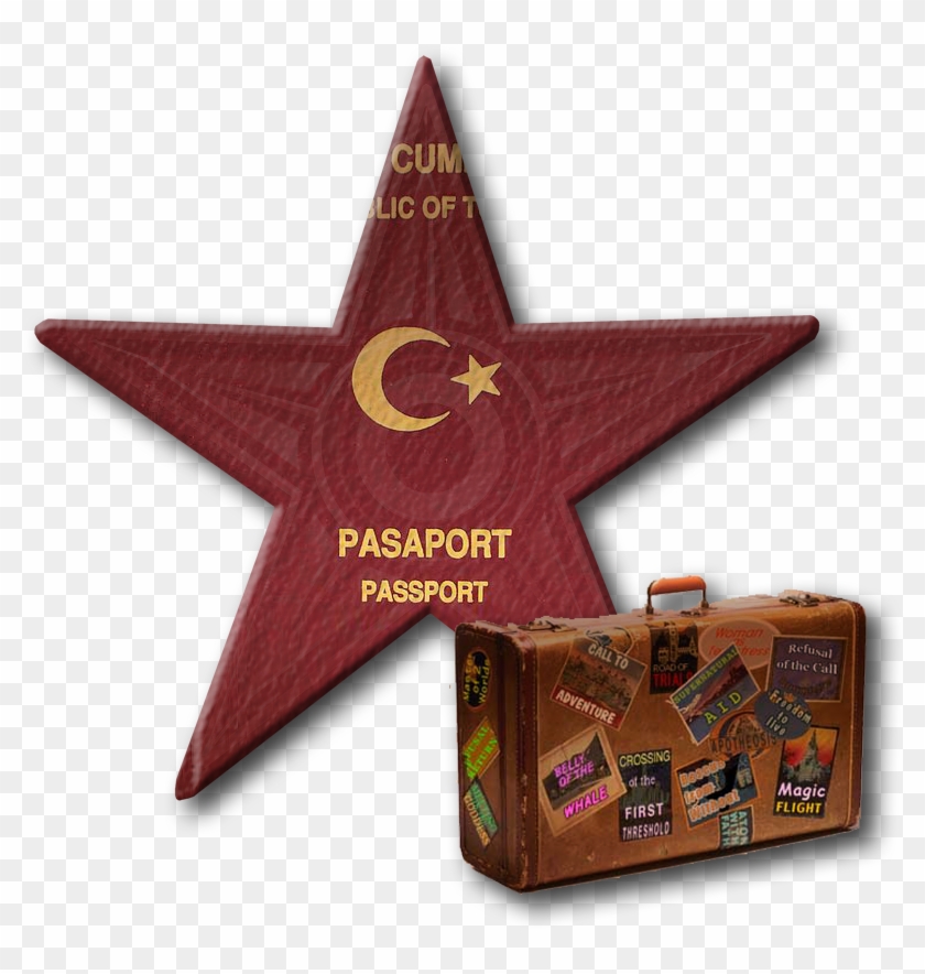 Ozguroot's Turkish Passport Barnstar - Carton Clipart #812901