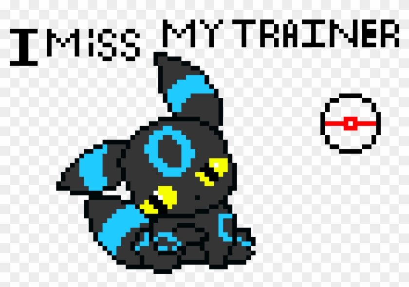 Shiny Umbreon - Umbreon Pixel Art Pokemon Clipart