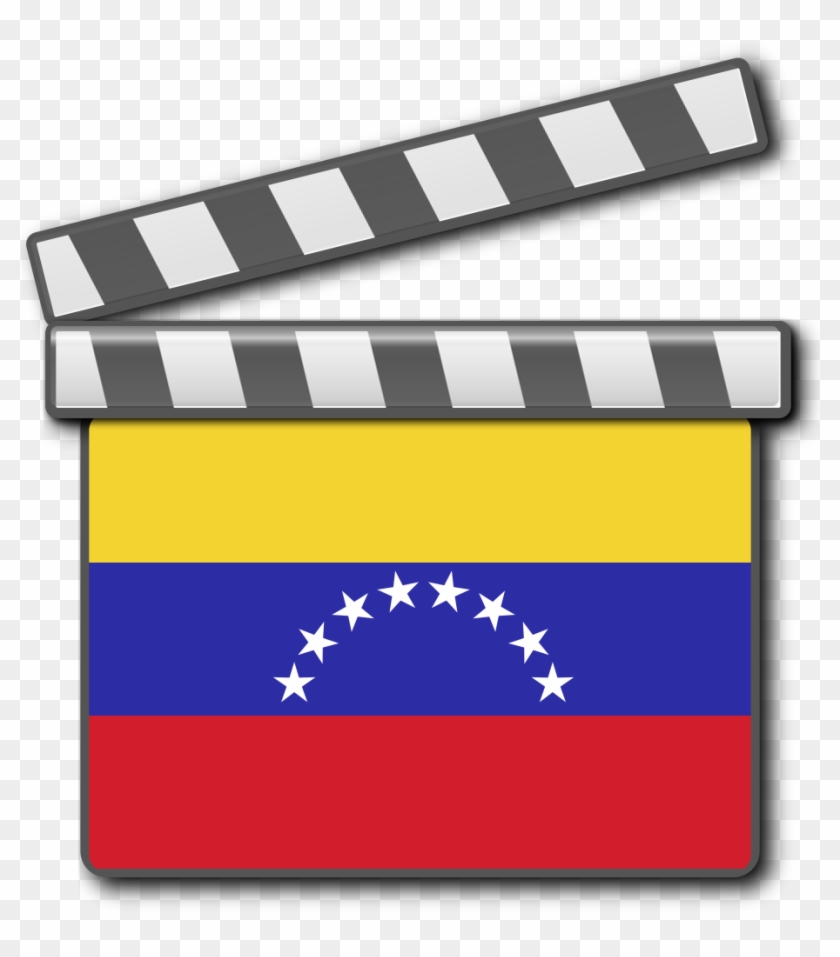 Venezuela Film Clapperboard - Flag Of Venezuela Clipart #813181