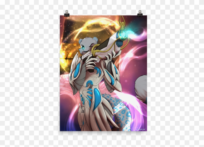 Zepher Warframe Poster - Illustration Clipart