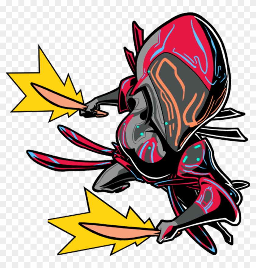 Trinity In Action Warframe Gaming Freetoedit Clipart