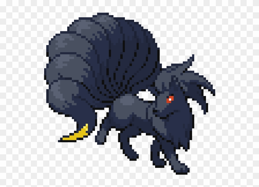 Imported Piskel - Shiny Ninetales Sprite Clipart