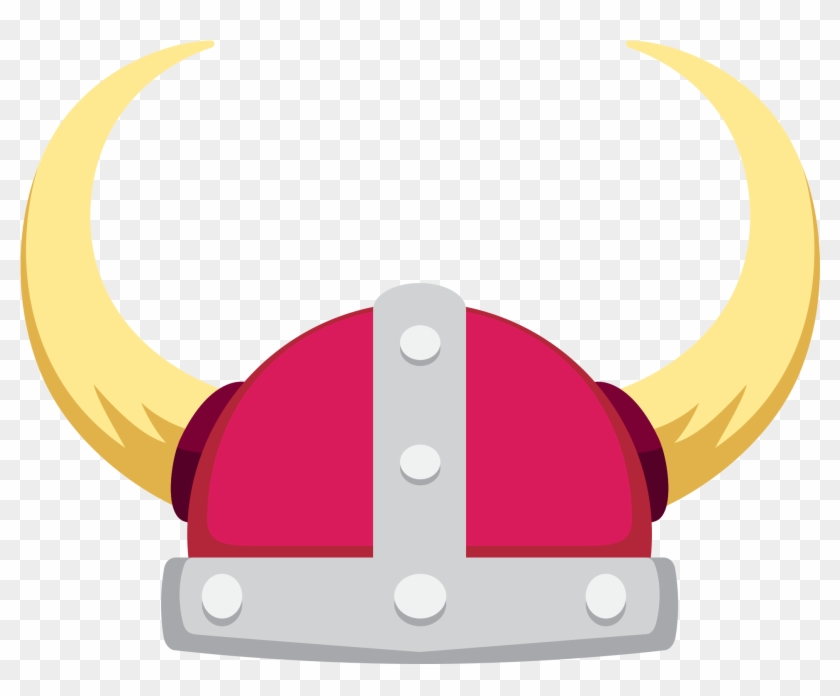 Viking Helmet Sticker By Twitterverified Account - Circle Clipart