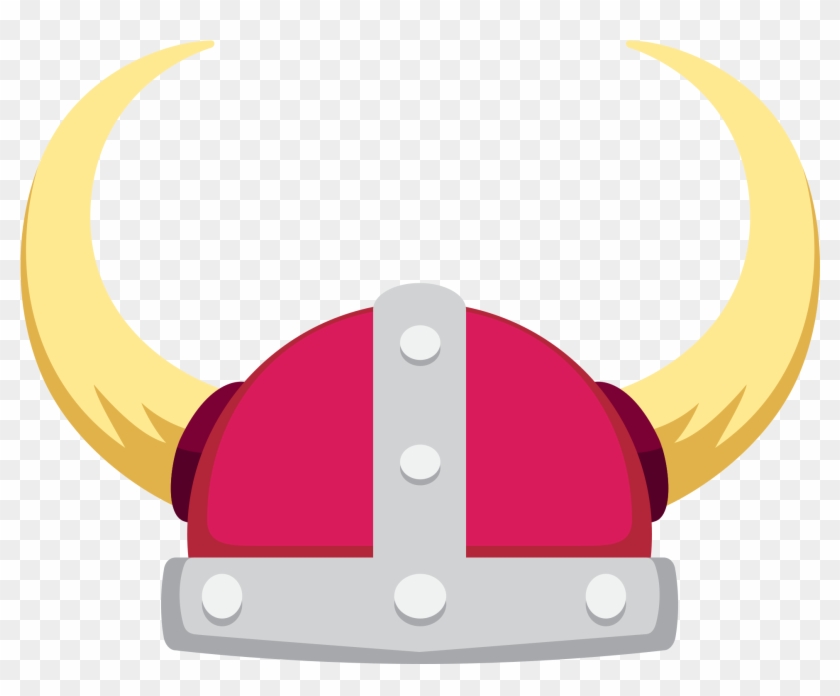 Viking Helmet Sticker By Twitterverified Account - Circle Clipart #813576