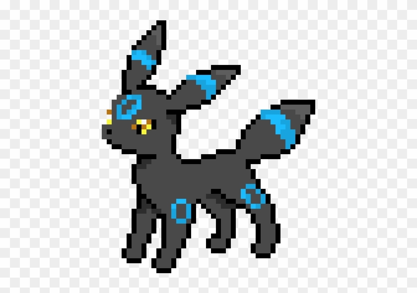 Umbreon - Pokemon Pixel Art Umbreon Clipart