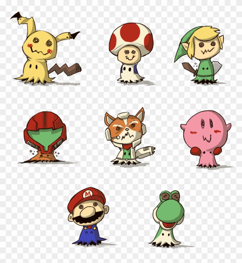 Mimikyu Mario Clipart #813649