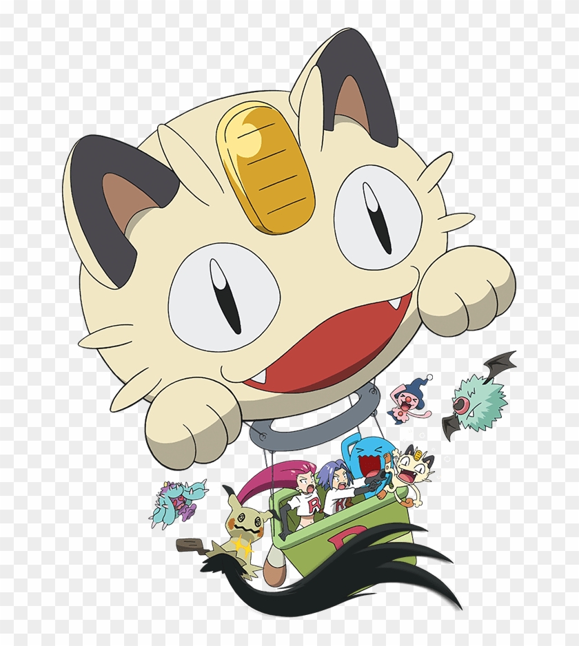 View Fullsize Team Rocket Image - Team Rocket Balloon Png Clipart