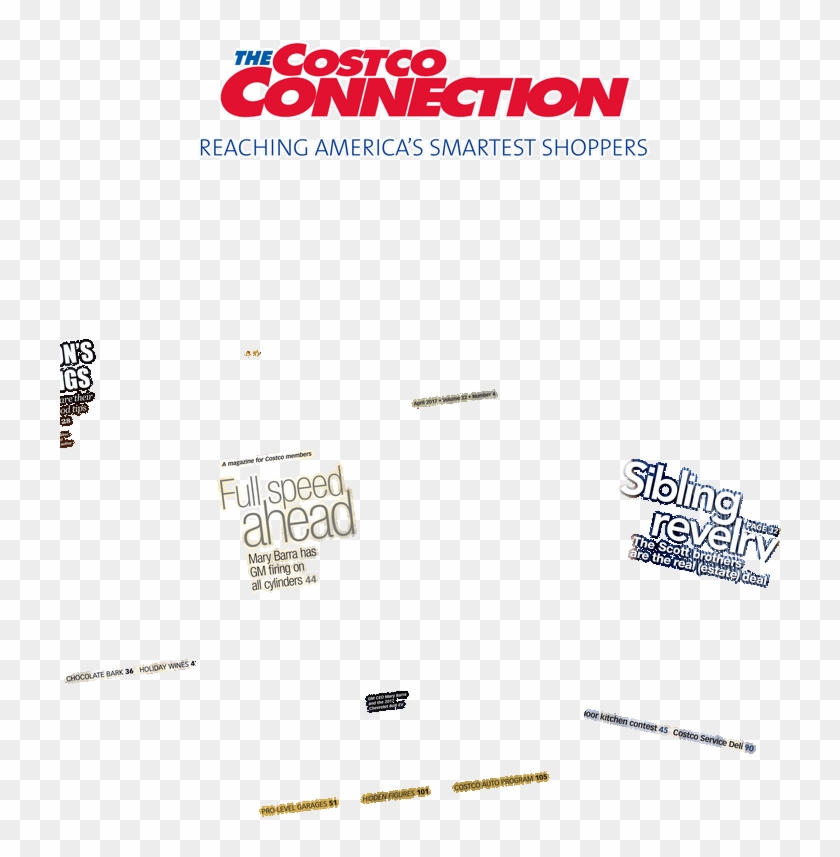 Costco Connection Editorial Calendar Clipart