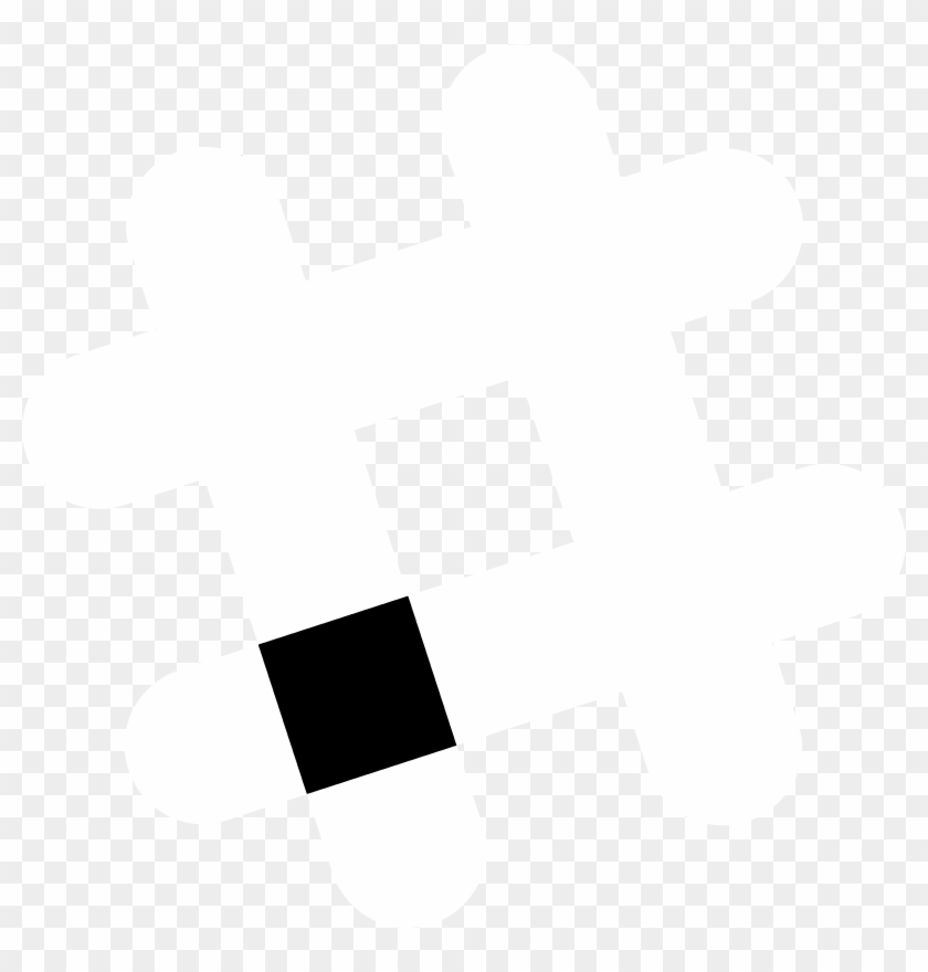 Slack Logo Black And White - Parallel Clipart