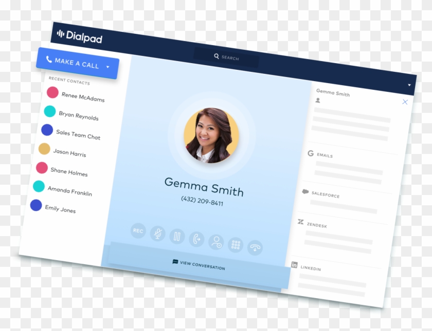 Dialpad Slack - Website Clipart