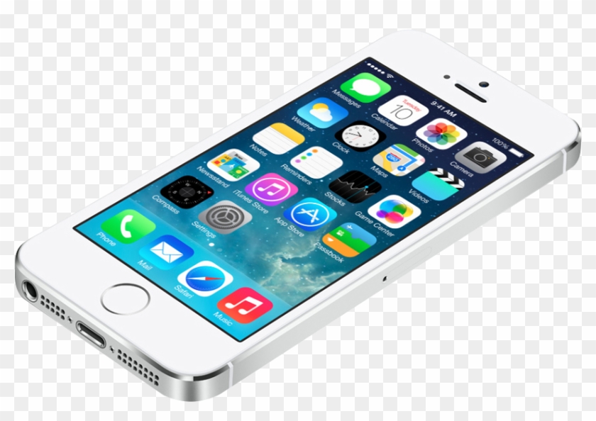 Aplicaciones - Apple Iphone 5s Silver 16 Gb Clipart