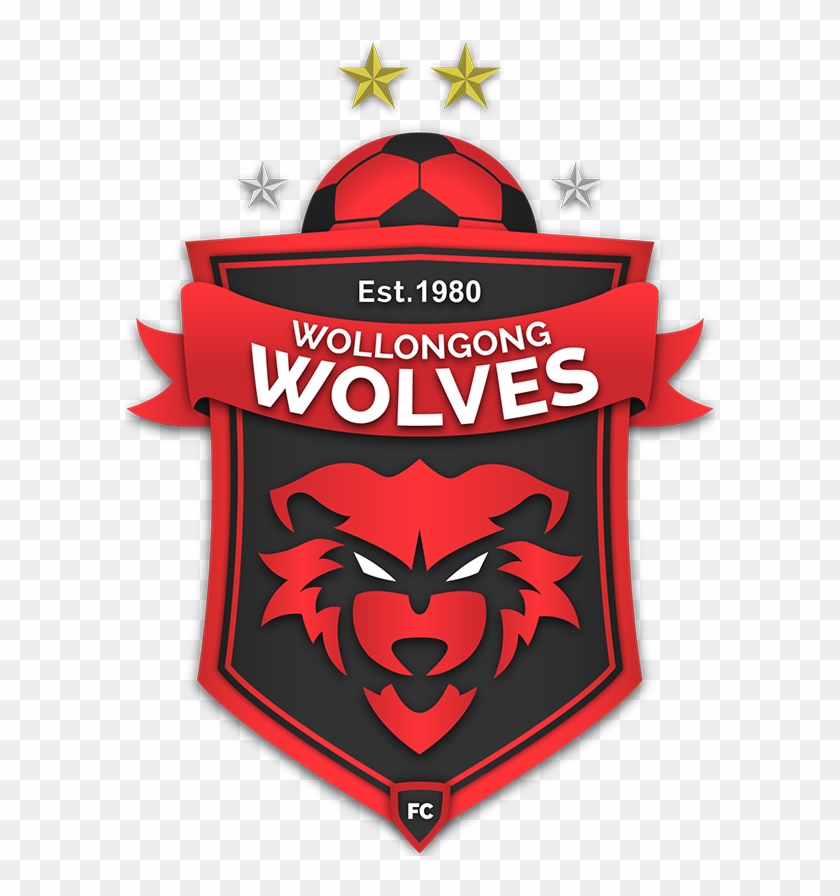 The Final Crest - Wollongong Wolves Logo Clipart #815368