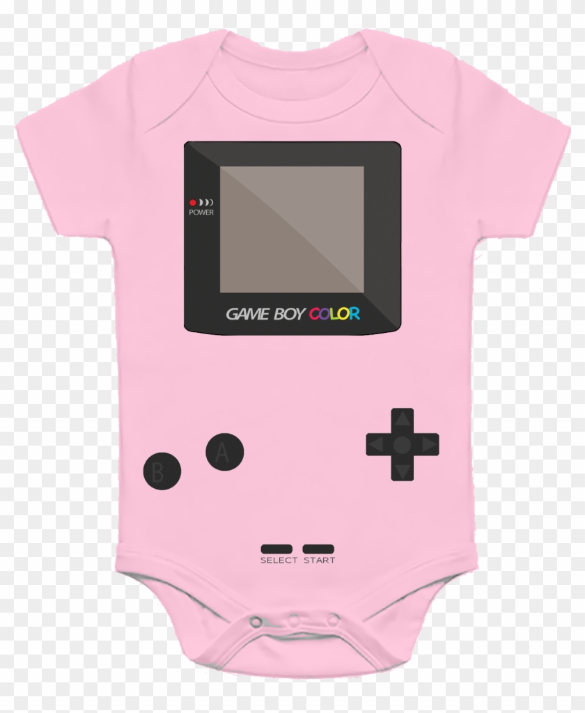 Pink Gameboy Color Onesie - Game Boy Clipart