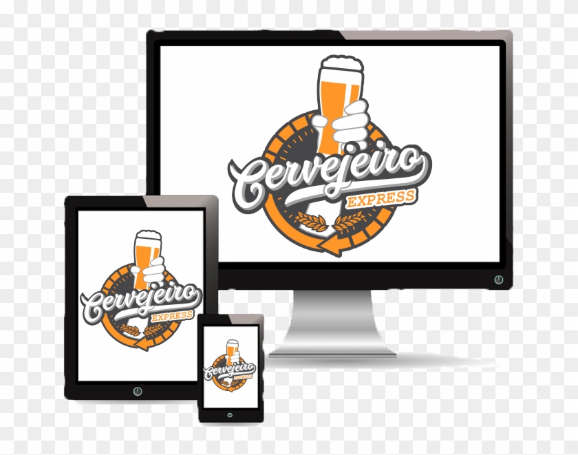 Tela De Computador E Celular - Computador Celular Png Clipart