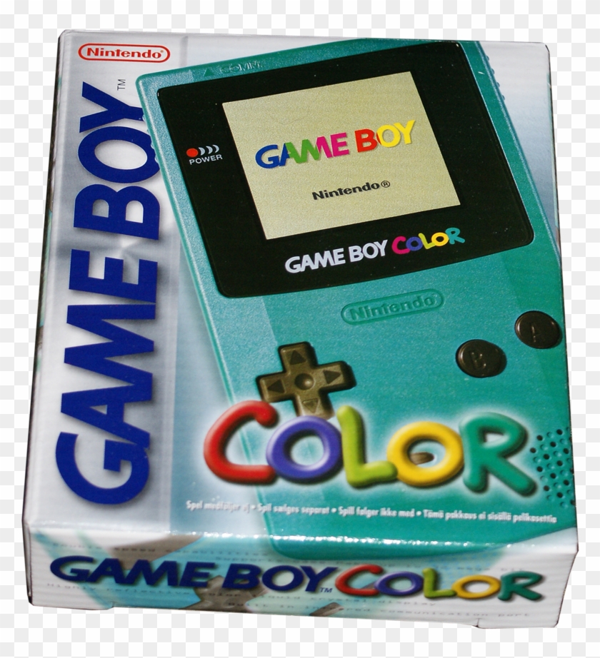 Game Boy Color In Original Box - Game Boy Color Clipart #815694