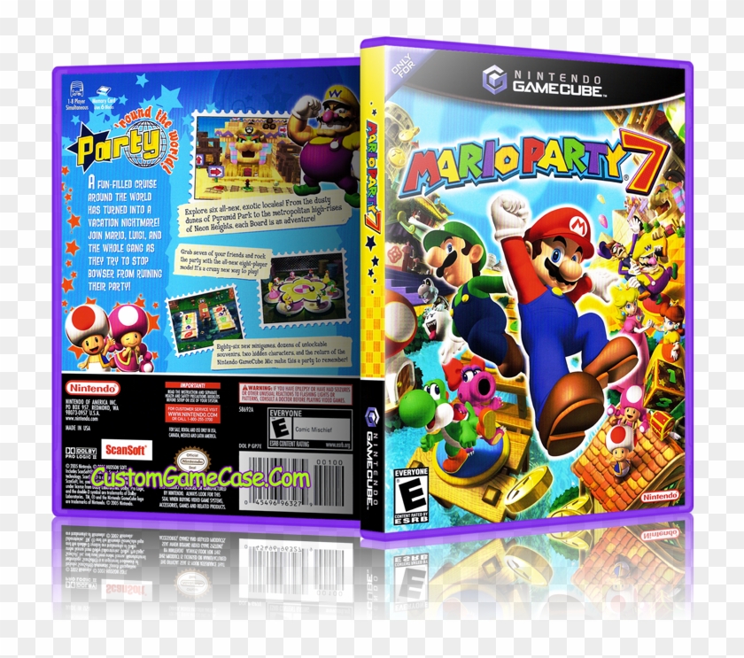 Gamecube Case Style - Mario Party 7 Usa Clipart #816104