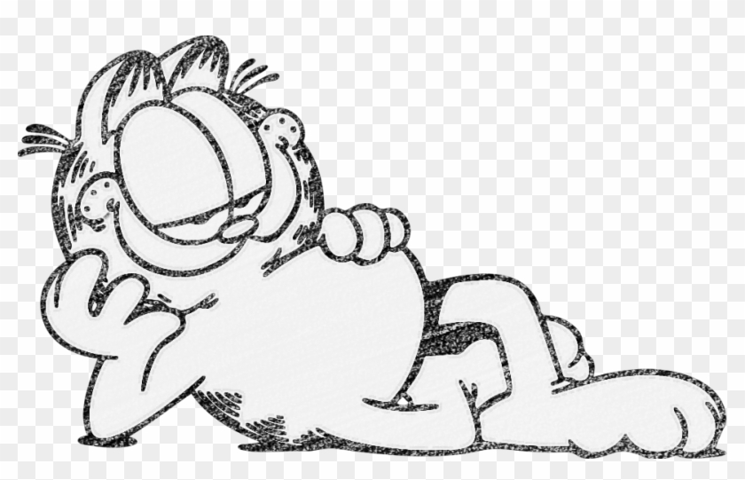 No Caption Provided - Garfield Clipart Black And White - Png Download #816229