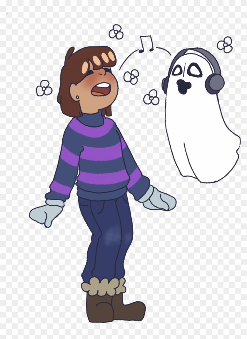 Should I Toddler Frisk And Napstablook, Perhaps The - Cartoon Clipart