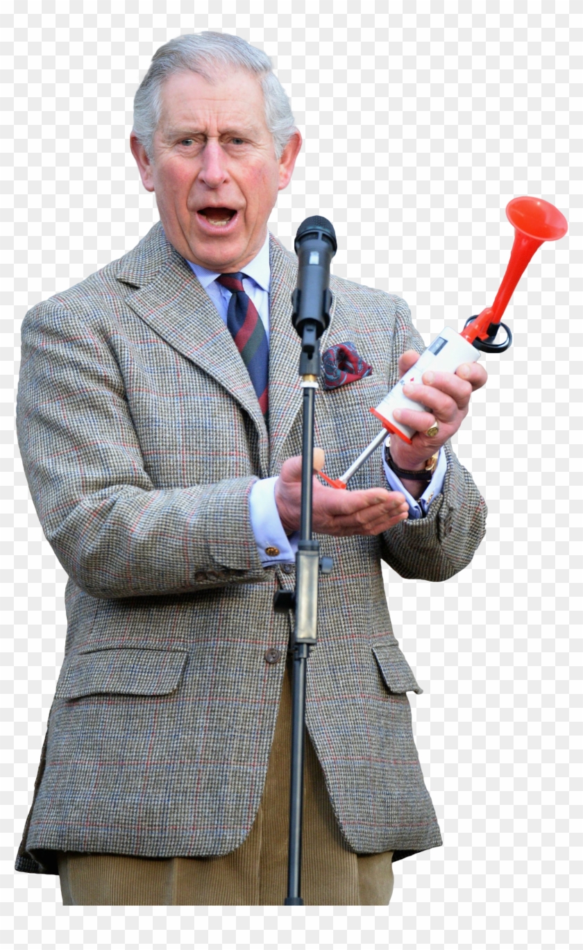Prince Charles Honks A Horn Clipart #816262