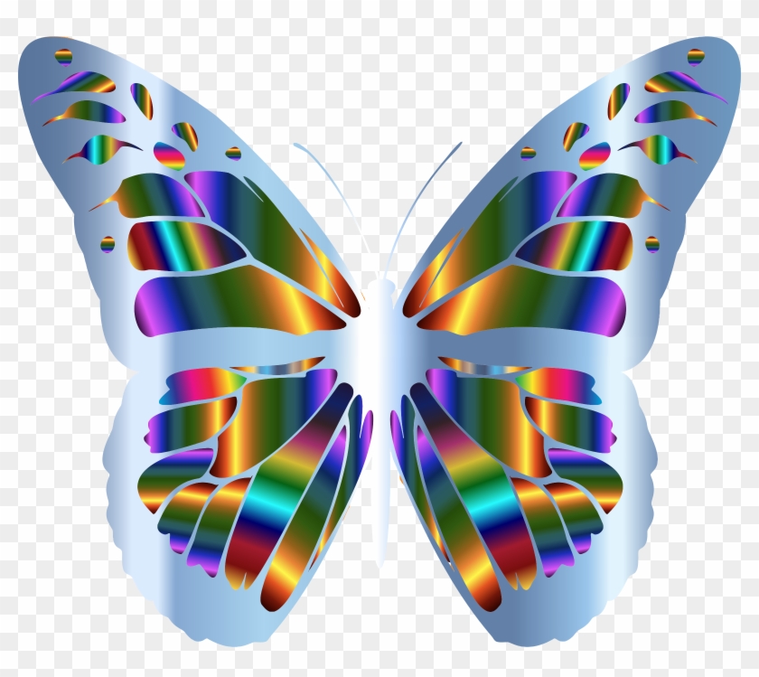 This Free Icons Png Design Of Iridescent Monarch Butterfly Clipart #816493