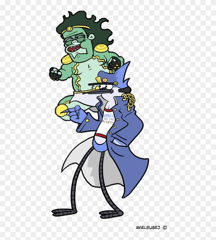 Jojo Bizarre Adventure Png - Jojo's Bizarre Adventures Jotaro And Star Platinum Clipart #816499