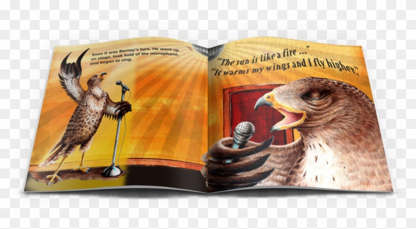 Rock On Barney - Bald Eagle Clipart