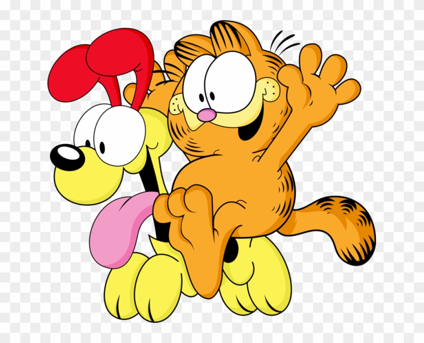 Garfield And Odie - Garfield Y Odie Png Clipart #816587