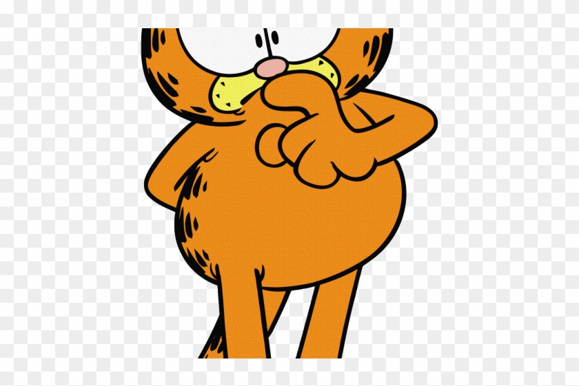 Garfield Clipart Dirty - Garfield Thinking - Png Download