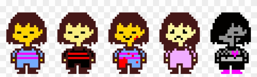 Frisk Sprite Sheet - Undertale Underswap Underfell Clipart