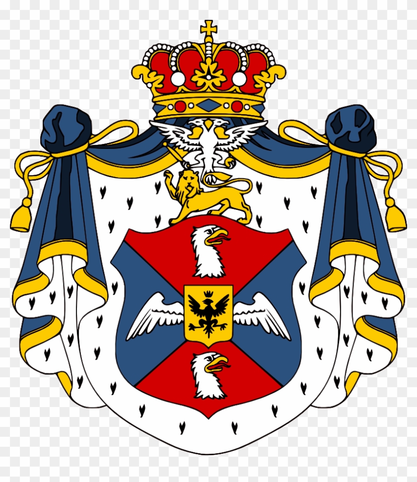 Coat Of Arms Of Prince Daniel I Of Montenegro - Daniel Court Of Arms Clipart