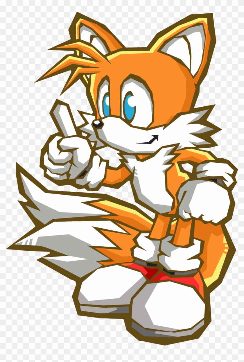 Tails-battle Giant - Sonic Battle Characters Clipart
