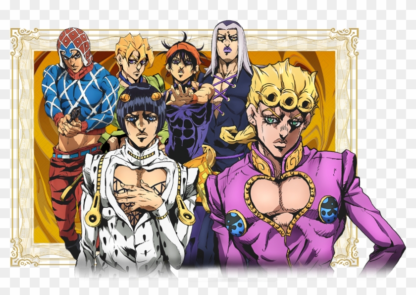 Jojo's Bizarre Adventure - Jojo's Bizarre Adventure Part 5 Golden Wind Clipart #816938