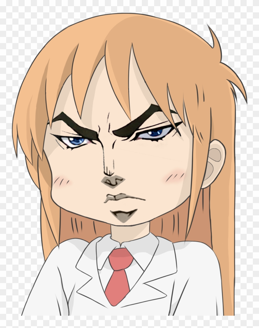 Face Hair Man Nose Facial Expression Human Hair Color - Nichijou Jojo Clipart