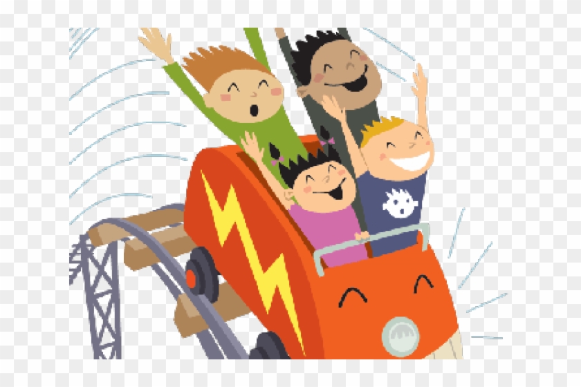 Upside Down Clipart Roller Coaster - Rollercoaster Clipart - Png Download