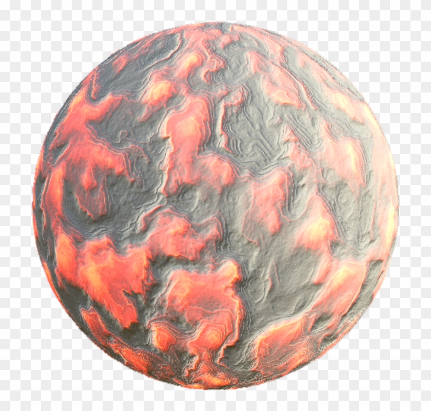 Lava - Sphere Clipart #817543