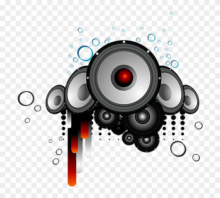 714 X 678 8 - Alto Falantes Vetor Png Clipart