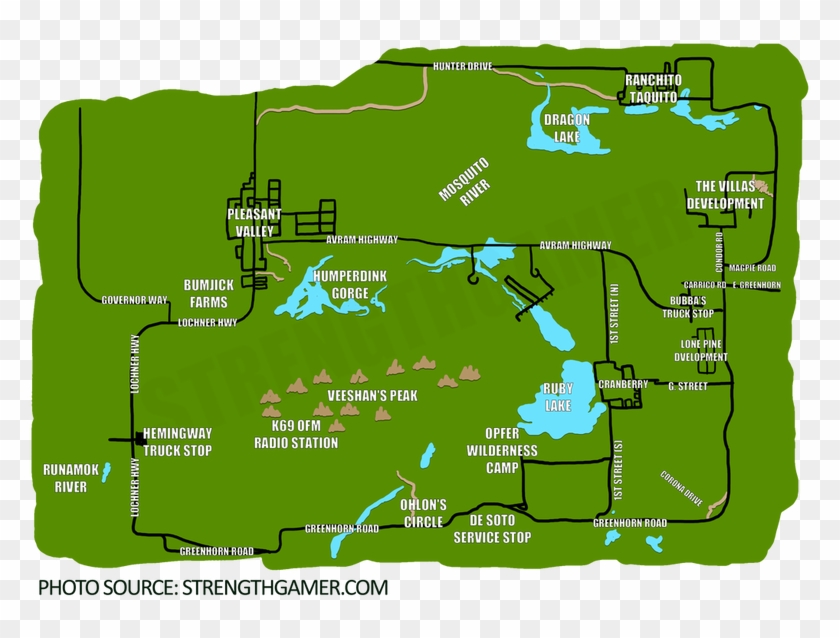 H1z1 How To Raid Stash Bases On Test - Map Clipart #817633