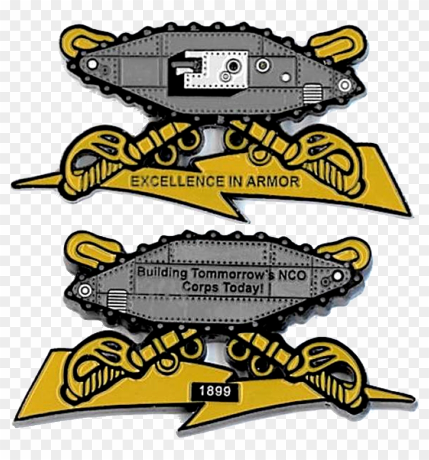 Us Army Excellence In Armor Coin - Army Eia Clipart #817729