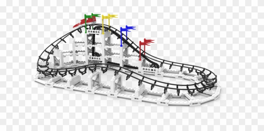 Little Dipper Lego Roller Coaster Clipart