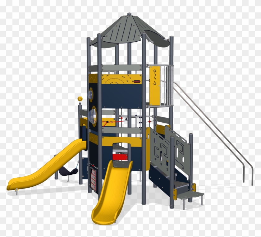 Mega Deck Tower With Upper Deck, Physical, Plastic - Top View Play Tower Png Clipart